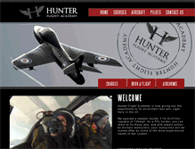 Tablet Screenshot of hunterflightacademy.com